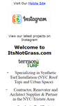 Mobile Screenshot of itsnotgrass.com